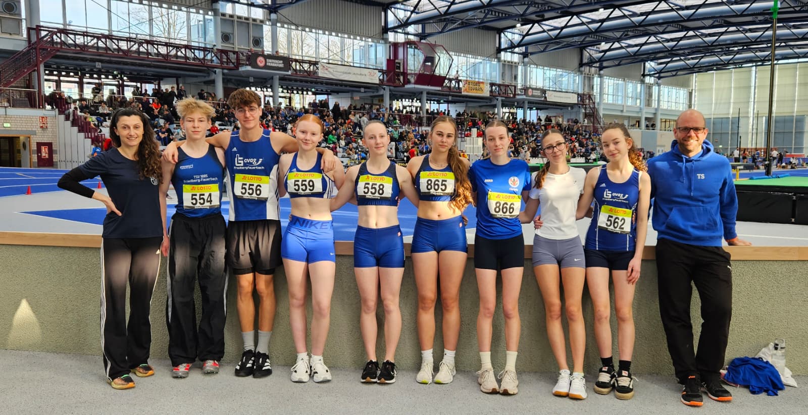Friedberg-Fauerbach sammelt Wettkampferfahrung in der Halle